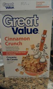 Great Value Cinnamon Crunch Cereal