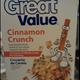 Great Value Cinnamon Crunch Cereal
