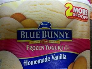 Blue Bunny Fat Free Homemade Vanilla Frozen Yogurt