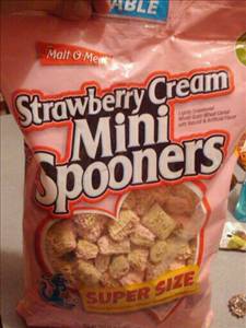 Malt-O-Meal Strawberry Cream Mini Spooners Sweetened Whole Grain Wheat Cereal