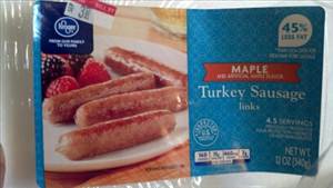 Kroger Maple Turkey Sausage Links