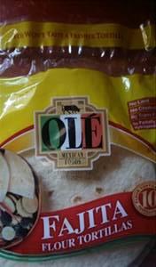 Ole Fajita Flour Tortillas