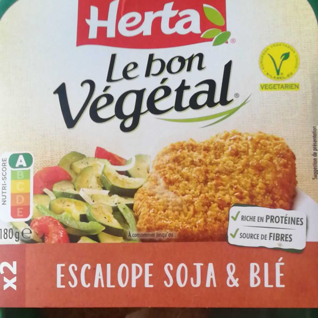 Herta Le Bon Végétal Escalope Soja et Blé
