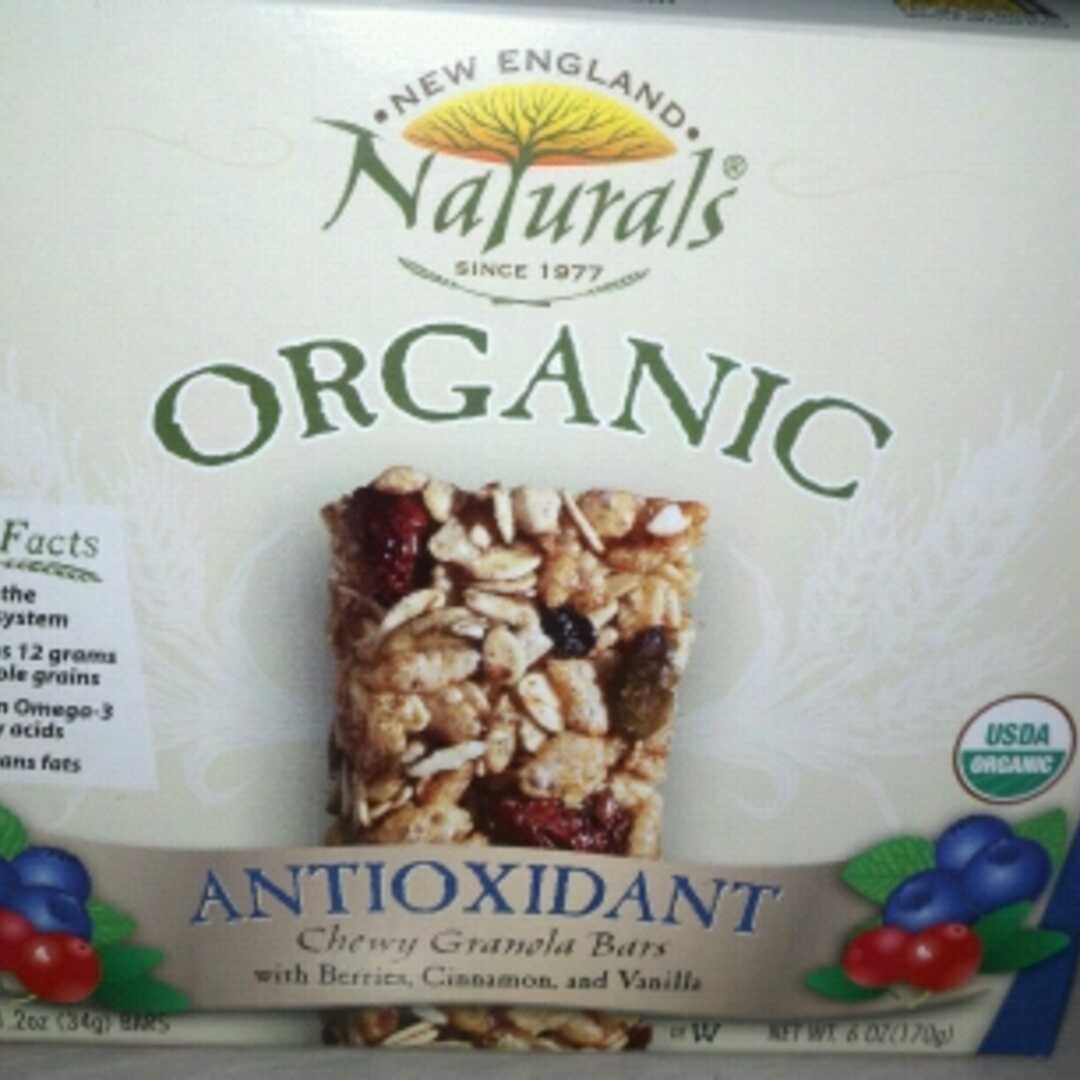 New England Naturals Organic Antioxidant Chewy Granola Bars with Berries, Cinnamon and Vanilla