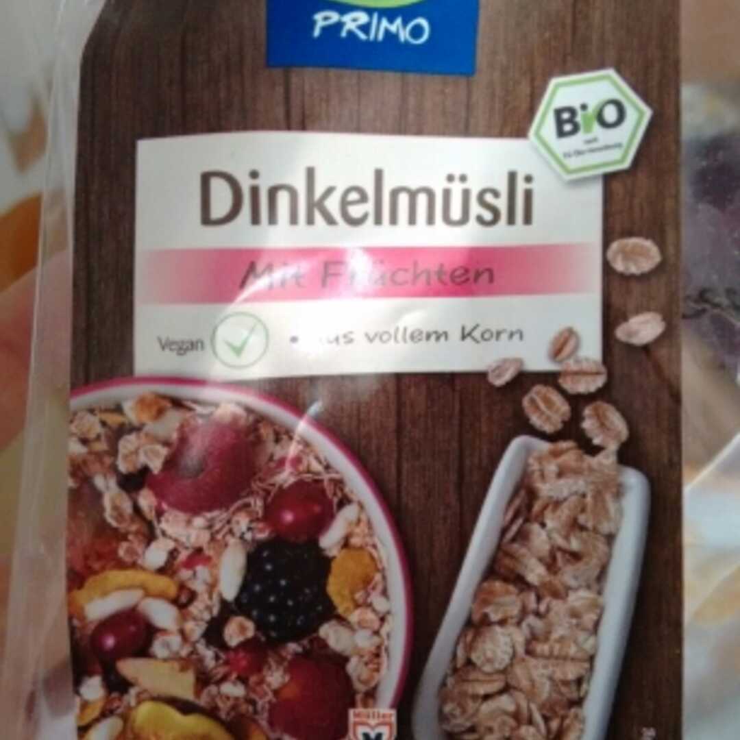 Bio Primo Dinkel-Müsli mit Früchten