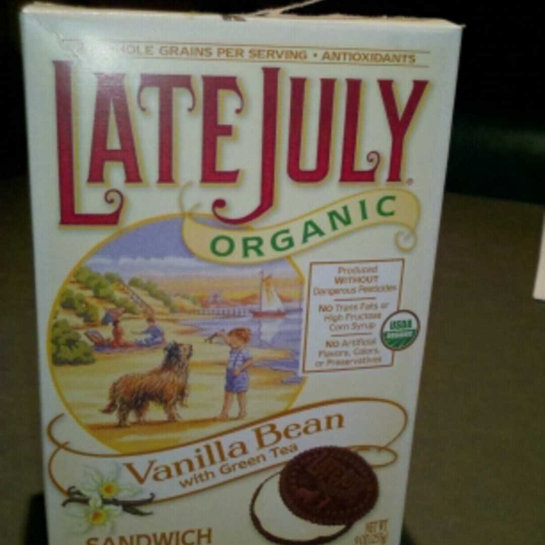Late July Organic Vanilla Bean with Green Tea Sandwich Cookies