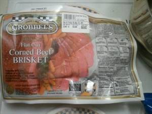 Grobbel's  Gourmet Flat Cut Corned Beef Brisket