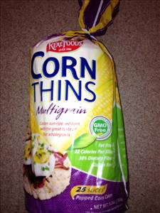 Real Foods Corn Thins Multigrain