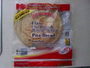 Joseph's Flax, Oat Bran & Whole Wheat Flour Pita Bread