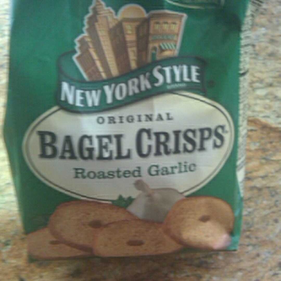 New York Style Roasted Garlic Bagel Crisps