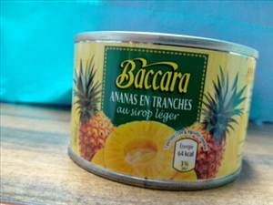 Baccara Ananas en Tranches au Sirop Léger