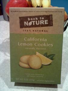 Back to Nature California Lemon Cookies