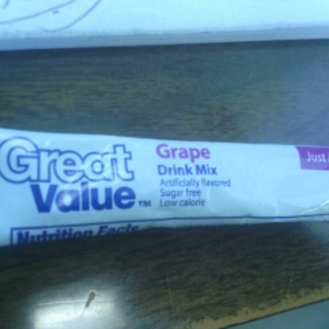 Great Value Sugar Free Grape Drink Mix