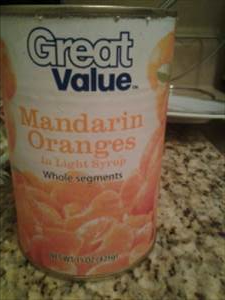 Great Value Mandarin Oranges in Light Syrup