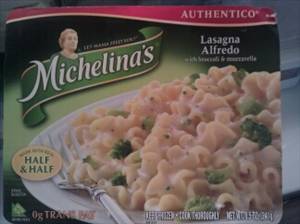 Michelina's Lasagna Alfredo with Broccoli