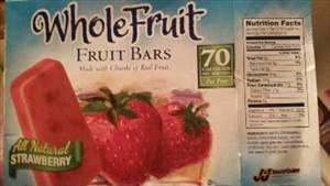 Whole Fruit Strawberry Fruit Bar