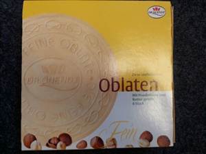 Dr. Quendt Oblaten mit Haselnüssen und Butter