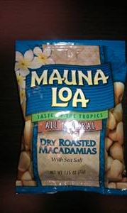 Mauna Loa Dry Roasted Macadamias with Sea Salt