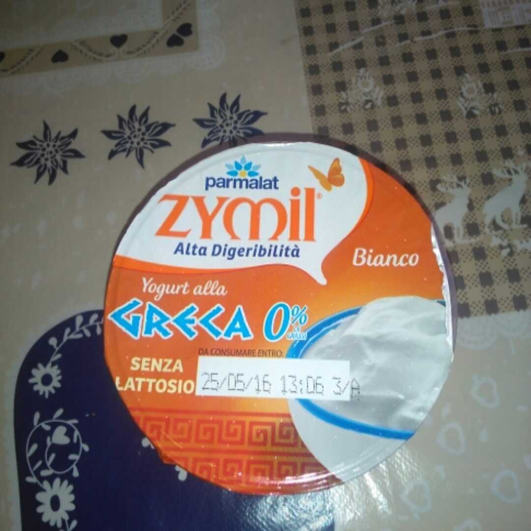 ZYMIL Alta Digeribilità Senza Lattosio Yogurt alla Greca Zero Grassi  Fragola 150 g