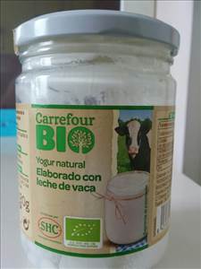 Carrefour Bio Yogur Natural Elaborado con Leche de Vaca