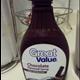 Great Value Chocolate Flavored Syrup
