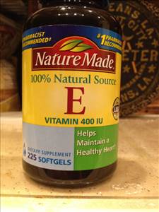 Nature Made Vitamin E 400 IU Liquid Softgel