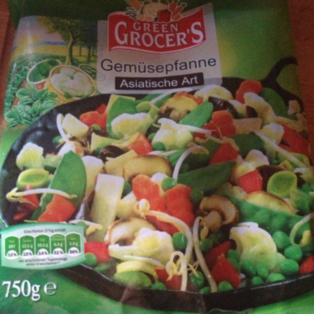Green Grocer's Gemüsepfanne Asiatische Art