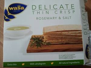 Wasa Delicate Thin Crisp Rosemary & Salt