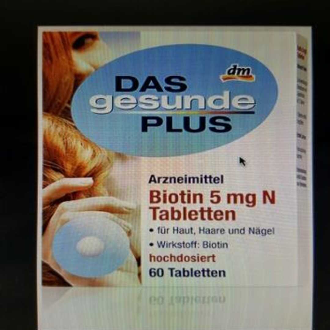 Das Gesunde Plus Biotin 5 Mg N Tabletten