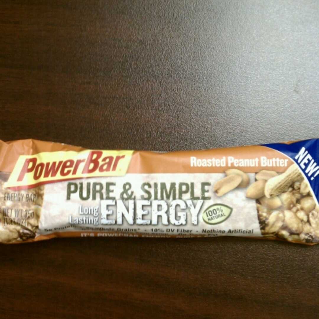 PowerBar Pure & Simple Energy Bar - Roasted Peanut Butter