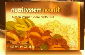 NutriSystem Green Pepper Steak with Rice