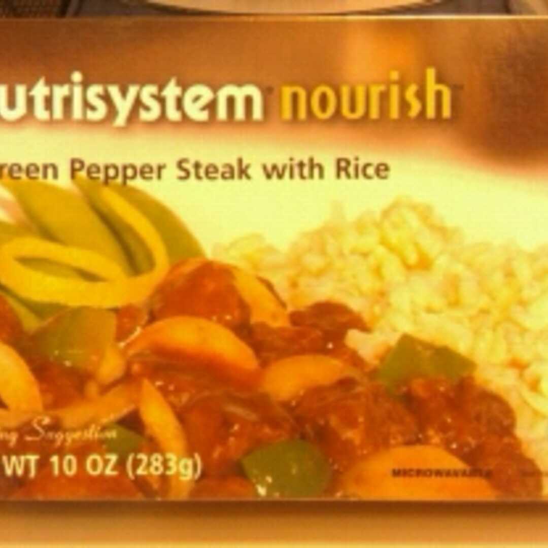 NutriSystem Green Pepper Steak with Rice