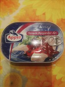 Appel Heringsfilet Tomate Burgunder Art