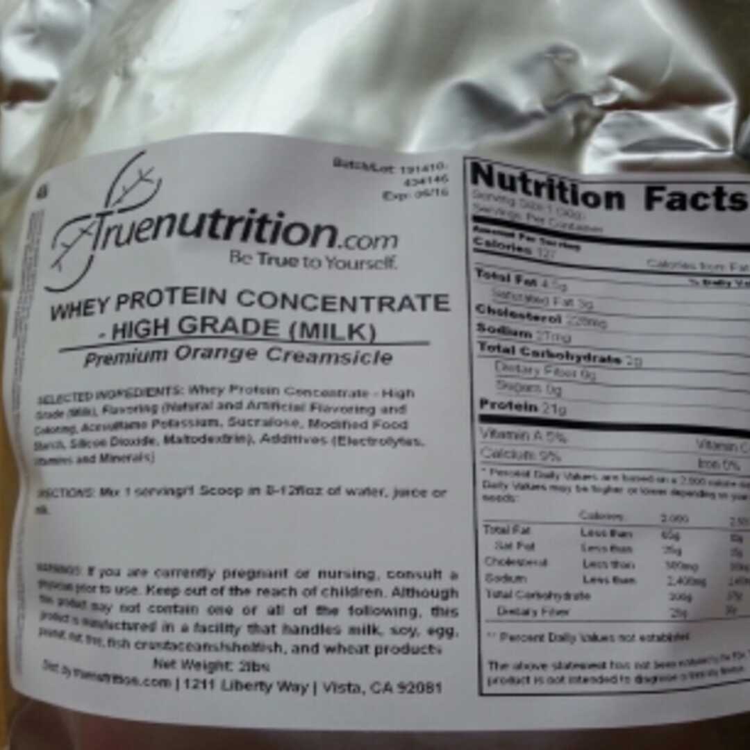 True Nutrition Whey Protein Concentrate - High Grade