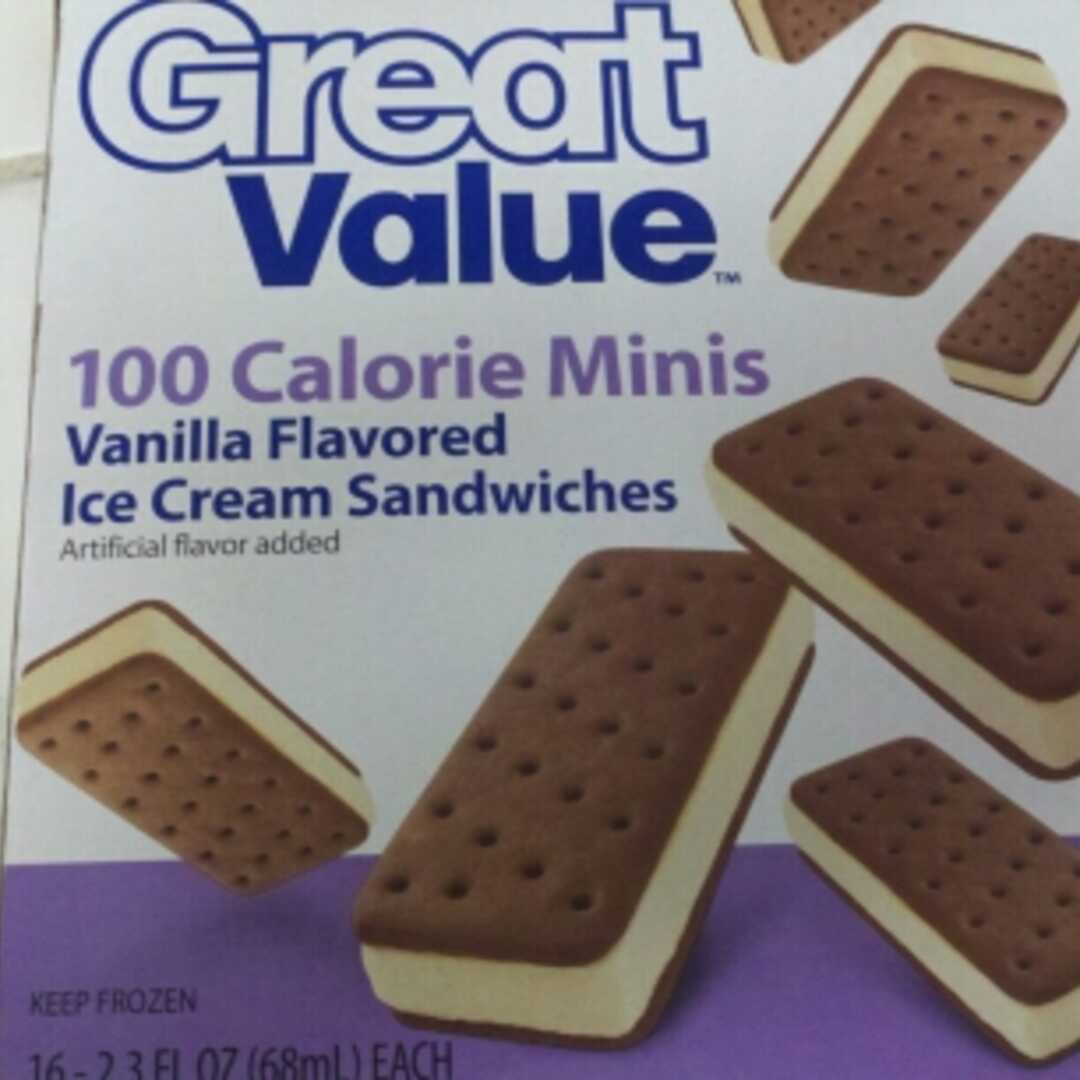 Great Value 100 Calorie Minis Ice Cream Sandwich