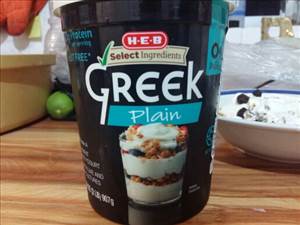 HEB Greek Plain Yogurt