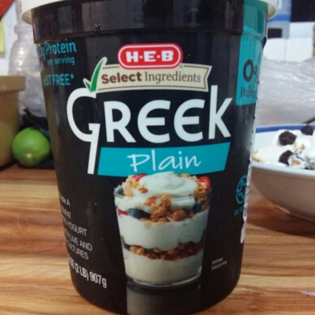 HEB Greek Plain Yogurt