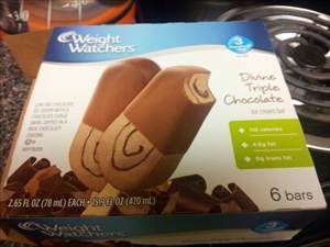 Weight Watchers Ice Cream Bars - Divine Triple Chocolate