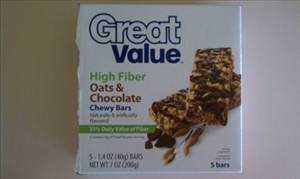 Great Value BeneFIT High Fiber Chewy Bars