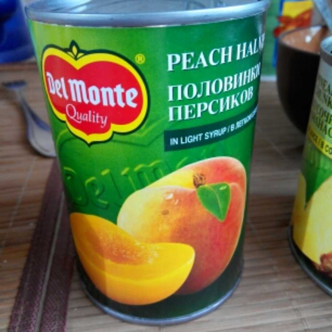 Del Monte Половинки Персиков в Легком Сиропе