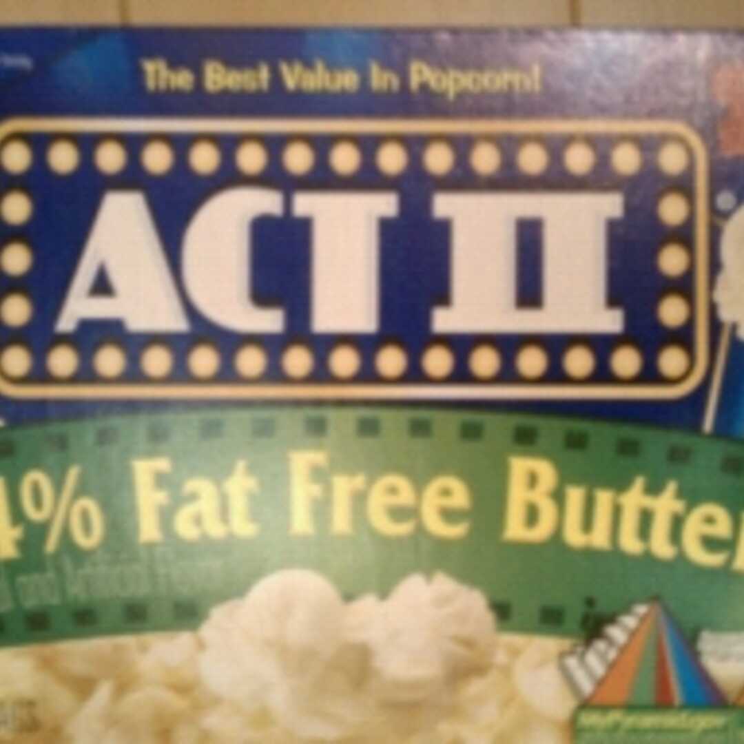 Act II 94% Fat Free Butter Microwave Popcorn