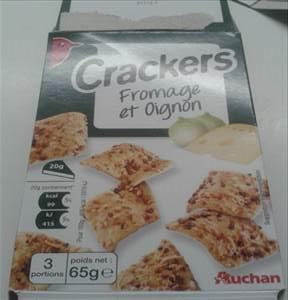Auchan Crackers Fromage et Oignon