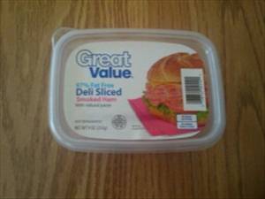 Great Value 97% Fat Free Sliced Honey Ham