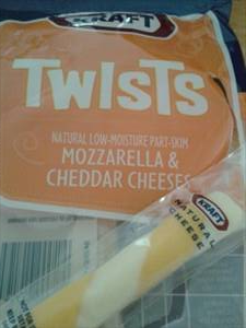 Kraft Twist-Ums Mozzarella & Cheddar String Cheese