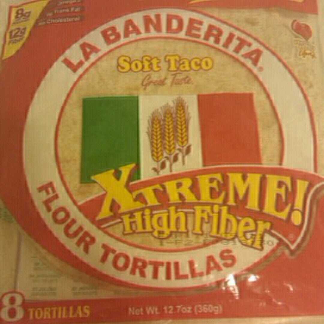 La Banderita Soft Taco Xtreme Fiber Flour Tortillas