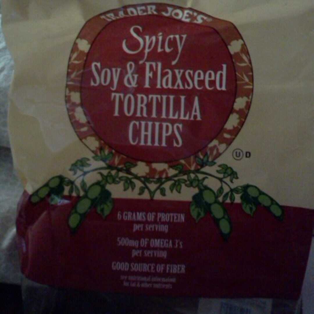 Trader Joe's Spicy Soy & Flaxseed Tortilla Chips