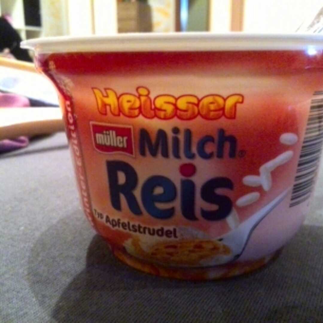 Müller Heißer Milchreis Apfelstrudel