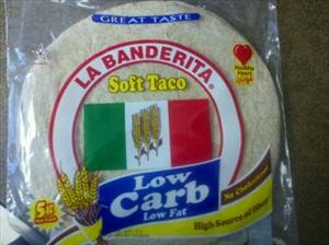 La Banderita Low Carb Low Fat Soft Taco Shell