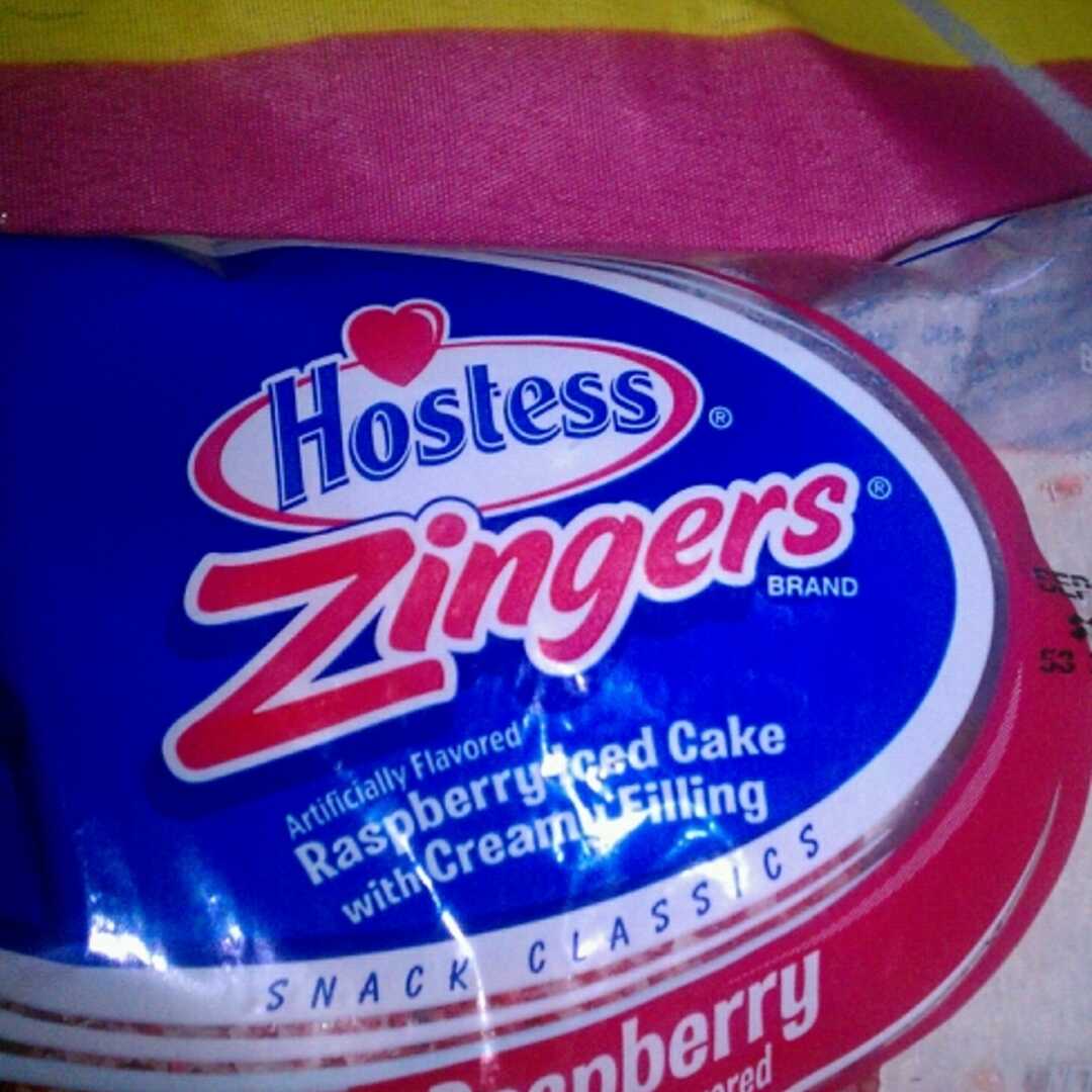 Hostess Zingers - Iced Raspberry Cake with Creamy Filling