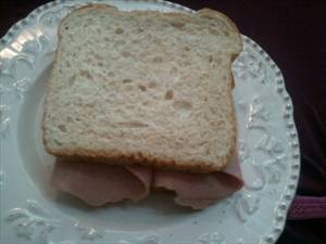 Bologna and Cheese Sandwich with Spread